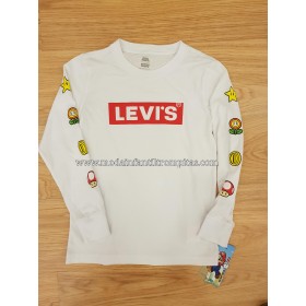 Camiseta Levis Super Mario...